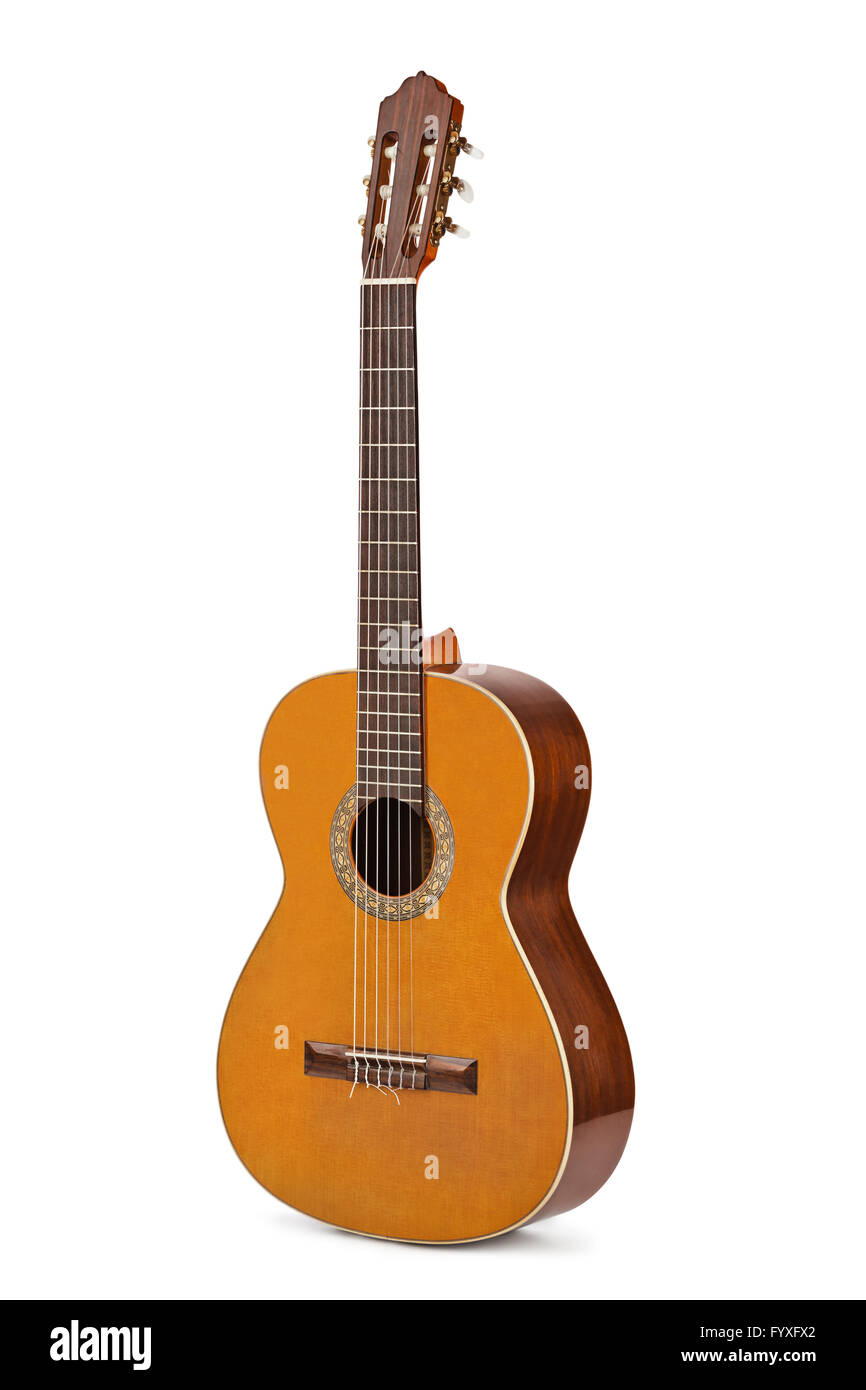 Klassische Akustikgitarre Stockfoto