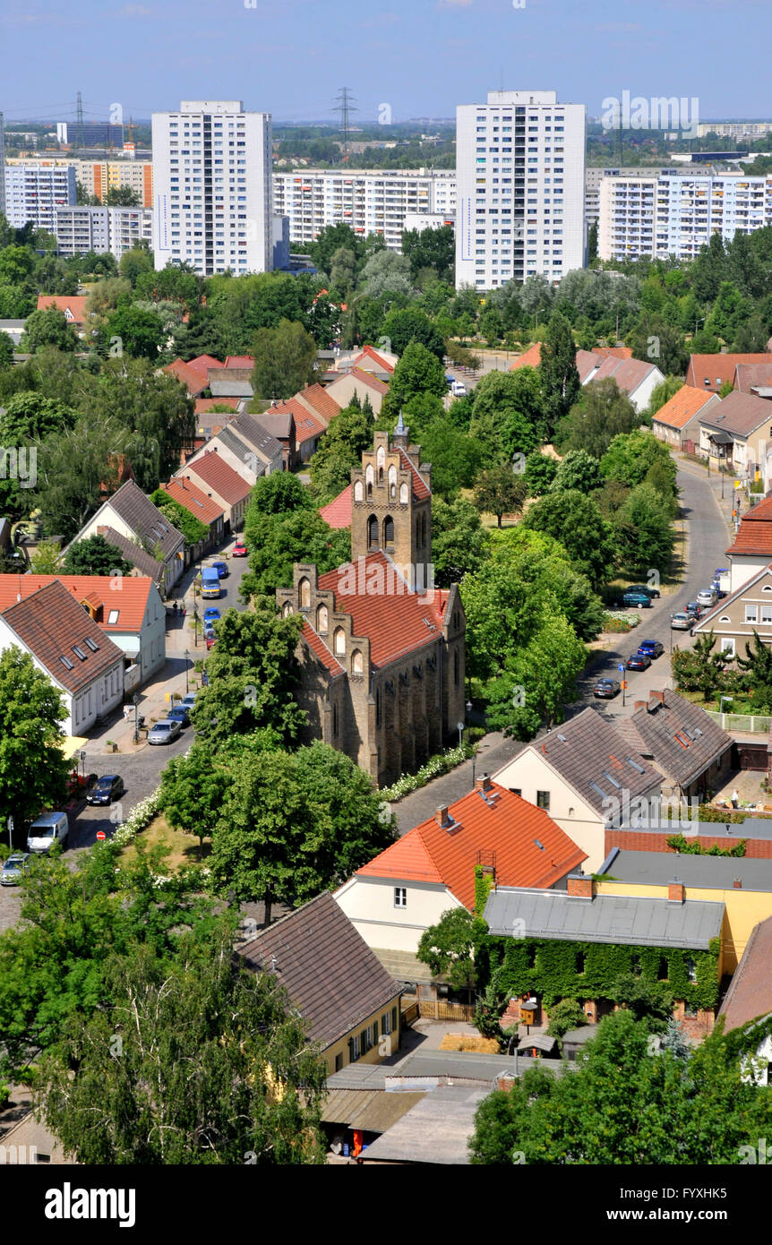 Dorfkirche Marzahn, Alt-Marzahn, Marzahn, Marzahn-Hellersdorf, Berlin, Deutschland Stockfoto