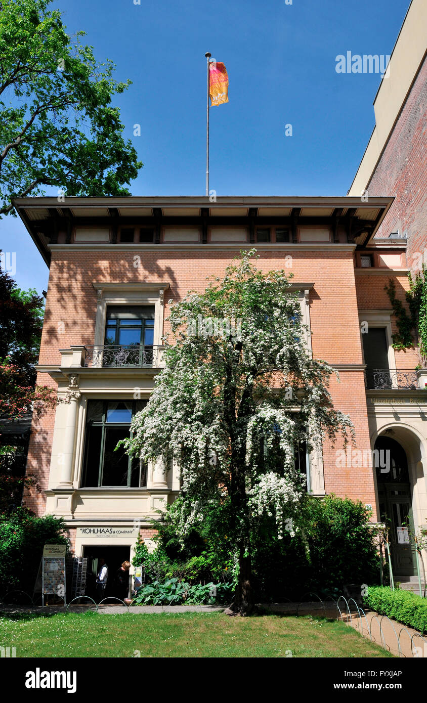 Haus der Literatur, Fasanenstraße, Charlottenburg, Berlin, Deutschland Stockfoto