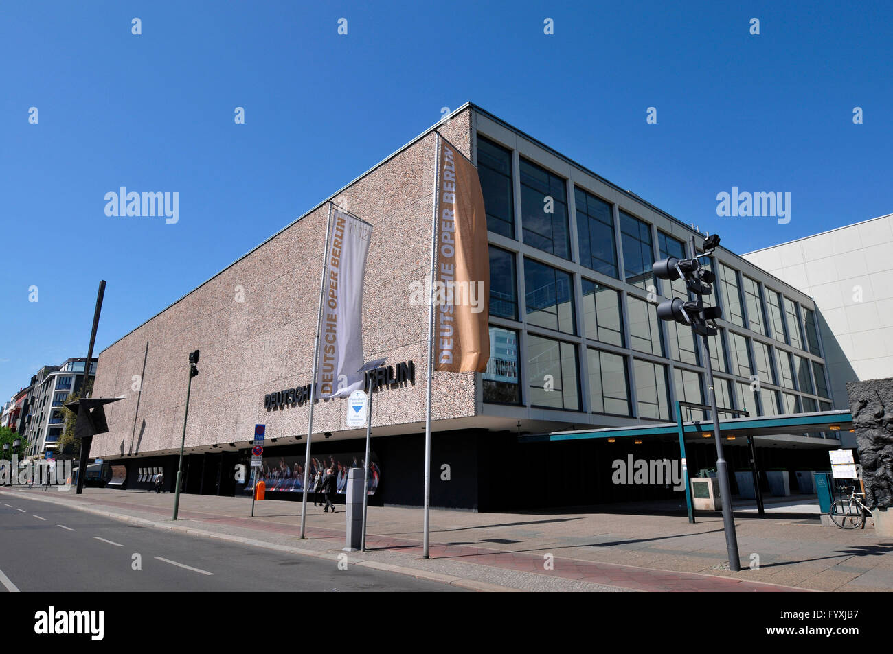 Deutsche Oper, Bismarkstrasse, Charlottenburg, Berlin, Deutschland / Deutsche Oper Stockfoto