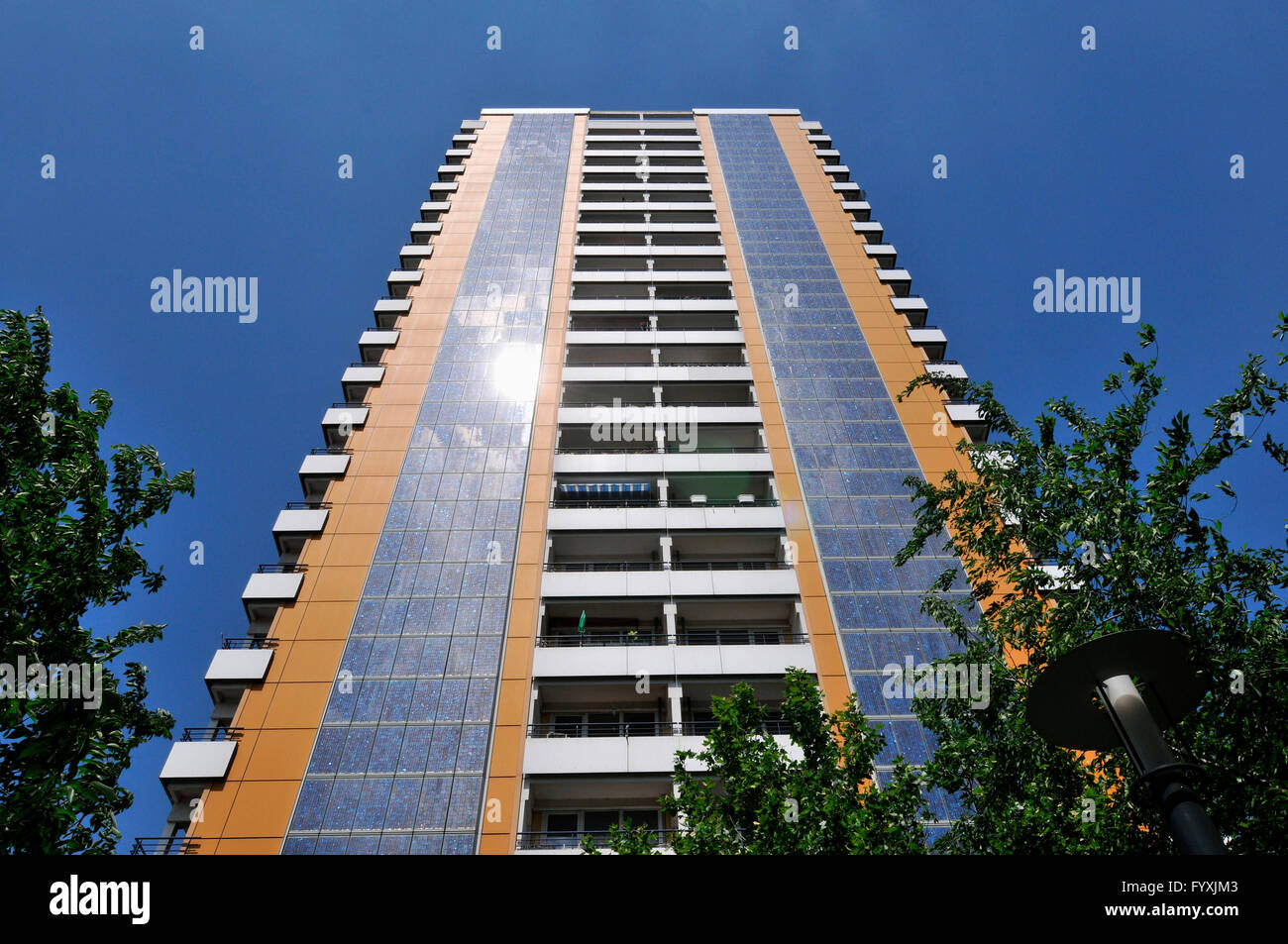 Hochhaus, Helene-Weigel-Platz, Marzahn, Berlin, Deutschland Stockfoto