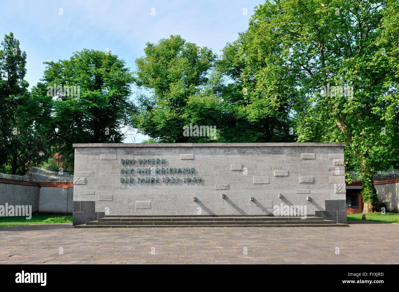 Memorial Site Plotzensee, Charlottenburg, Berlin, Deutschland / Gedenkstätte, Plötzensee Stockfoto