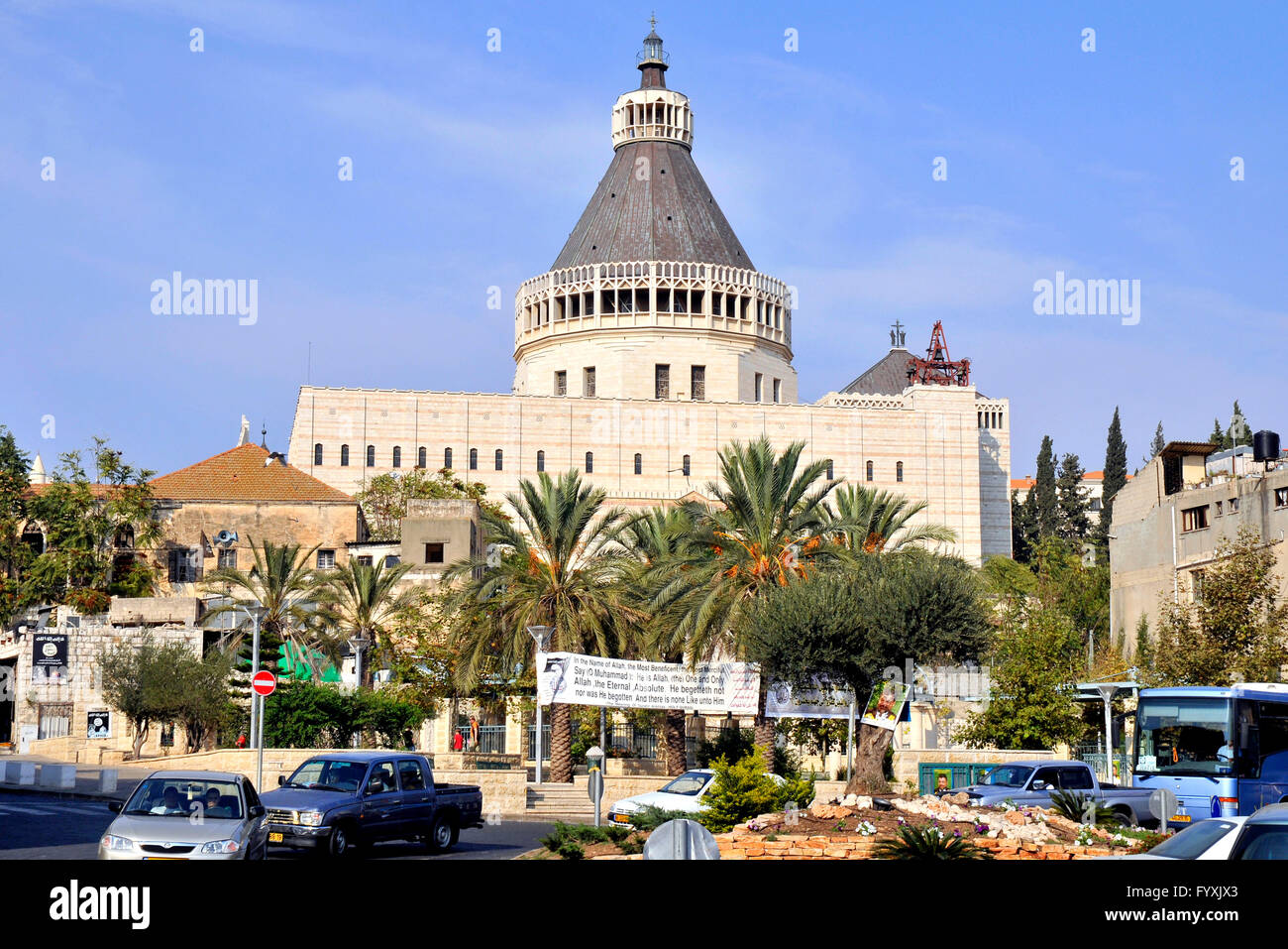 Kirche der Mariä Verkündigung, Nazareth, Israel Stockfoto