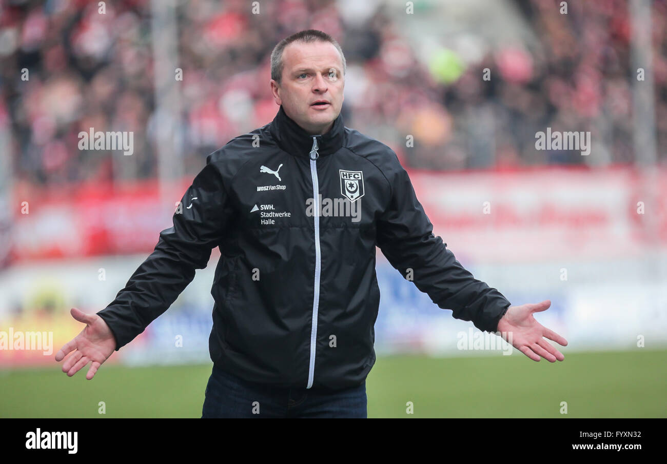 Stefan Böger Hallescher FC Stockfoto