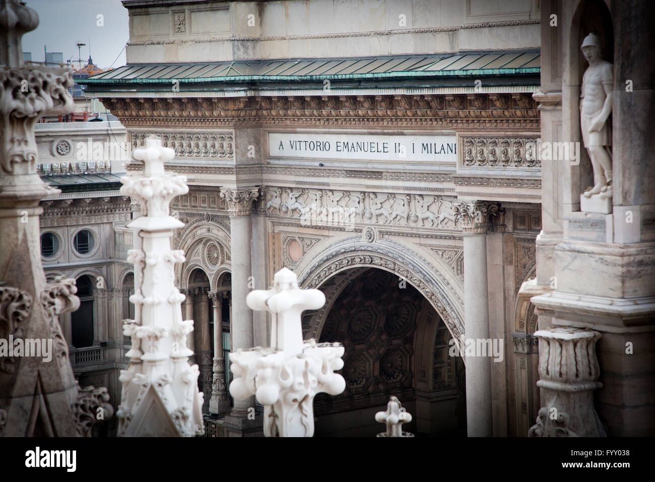 Galerie Vittorio Emanuele II. Mailand, Italien Stockfoto