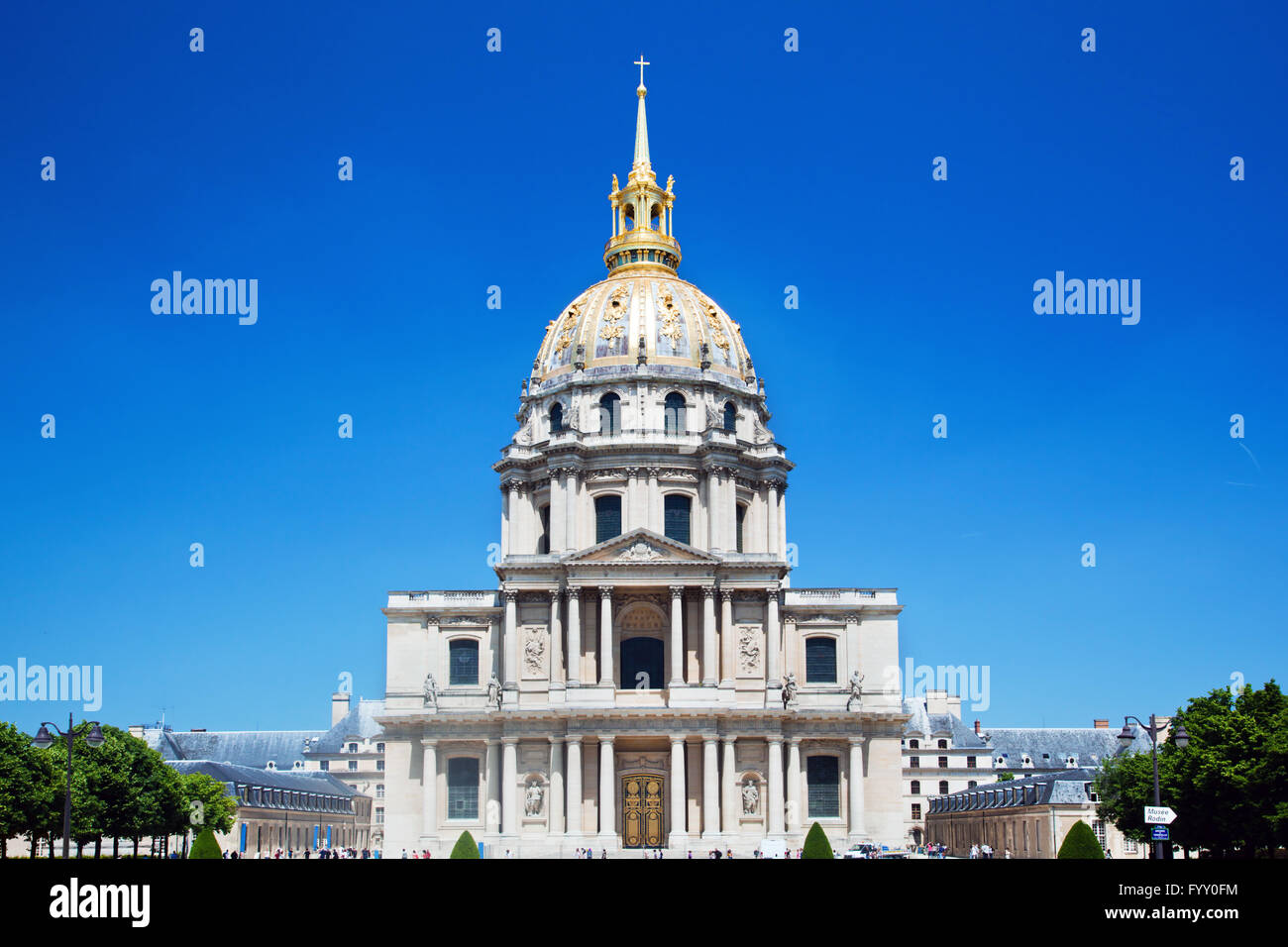 Les Invalides, Paris, Frankreich Stockfoto