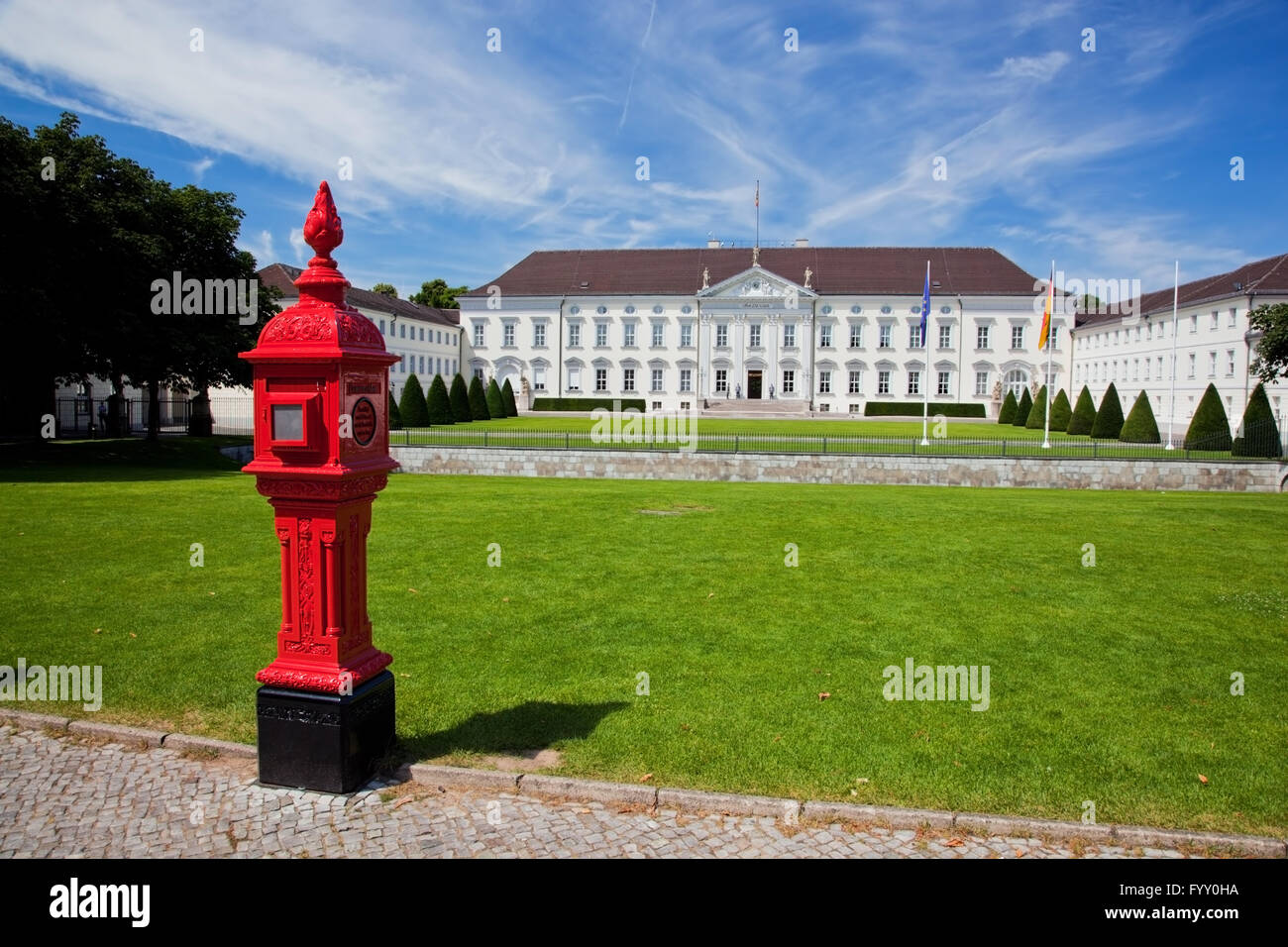 Schloss Bellevue Stockfoto