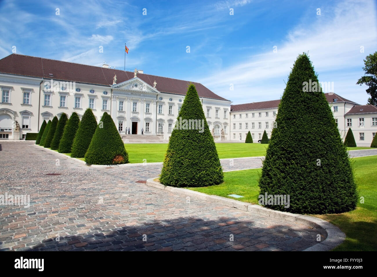 Schloss Bellevue Stockfoto