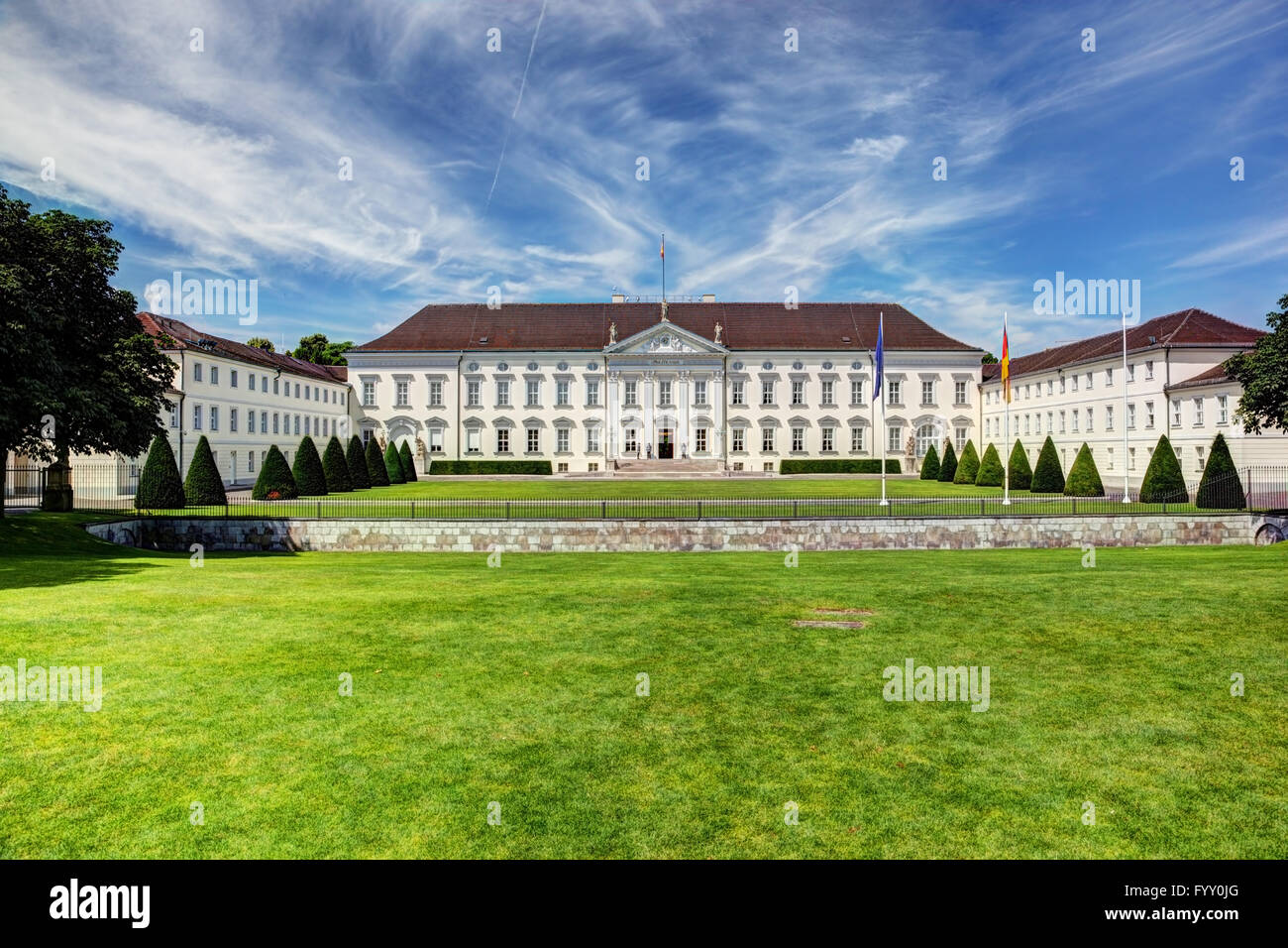 Schloss Bellevue Stockfoto
