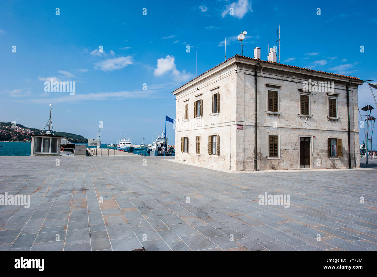 Koper - eine Hafenstadt in Slowenien, Istrien Region. Stockfoto