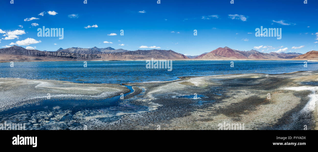Berg-See-Tso Kar im Himalaya Stockfoto