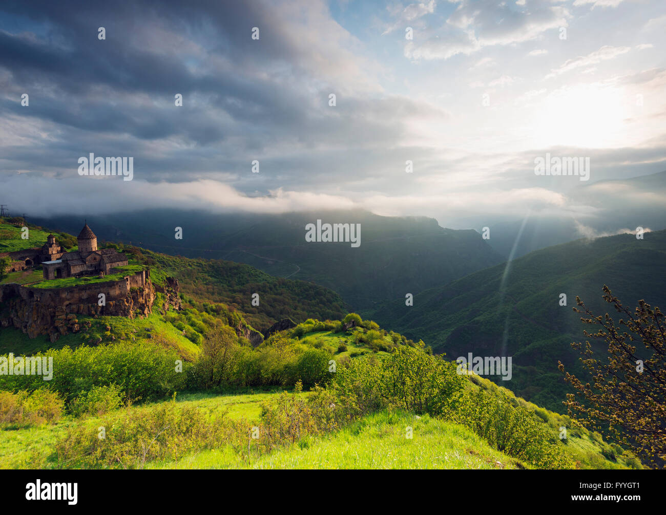 Eurasien, Kaukasus Region, Armenien, Syunik Provinz, Tatev Kloster Stockfoto