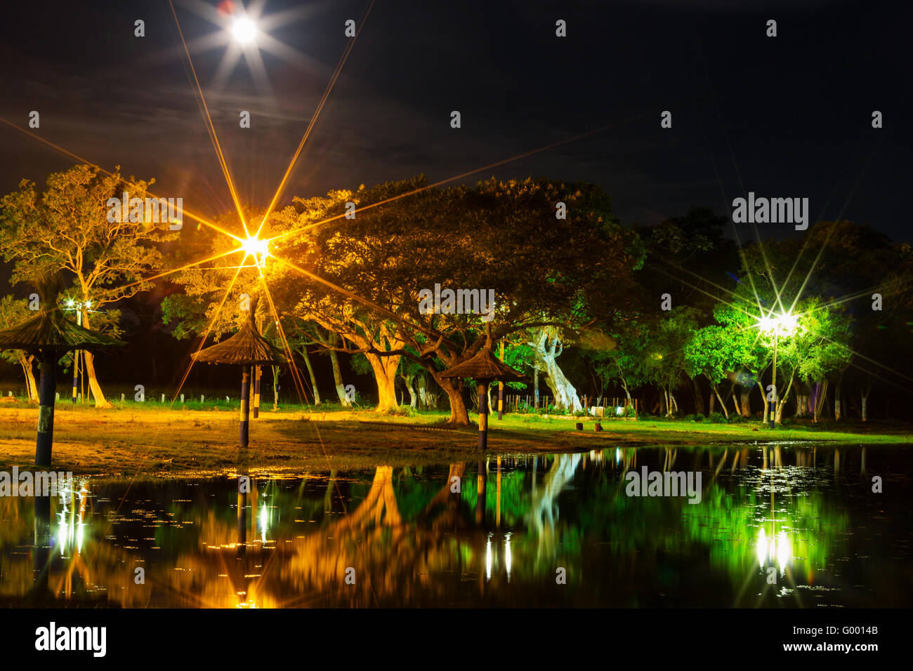 Nachtlicht Stockfoto