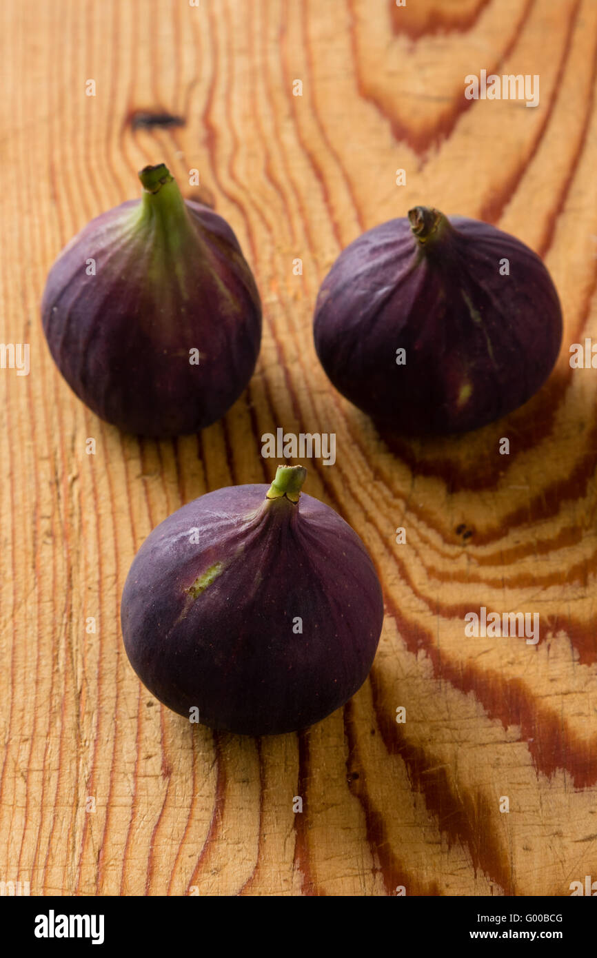 drei Feigen Stockfoto