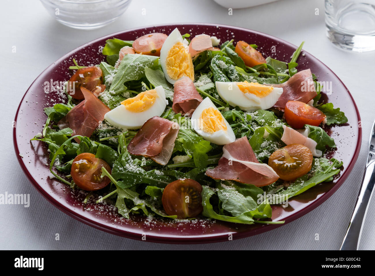 Rucola-Salat Stockfoto