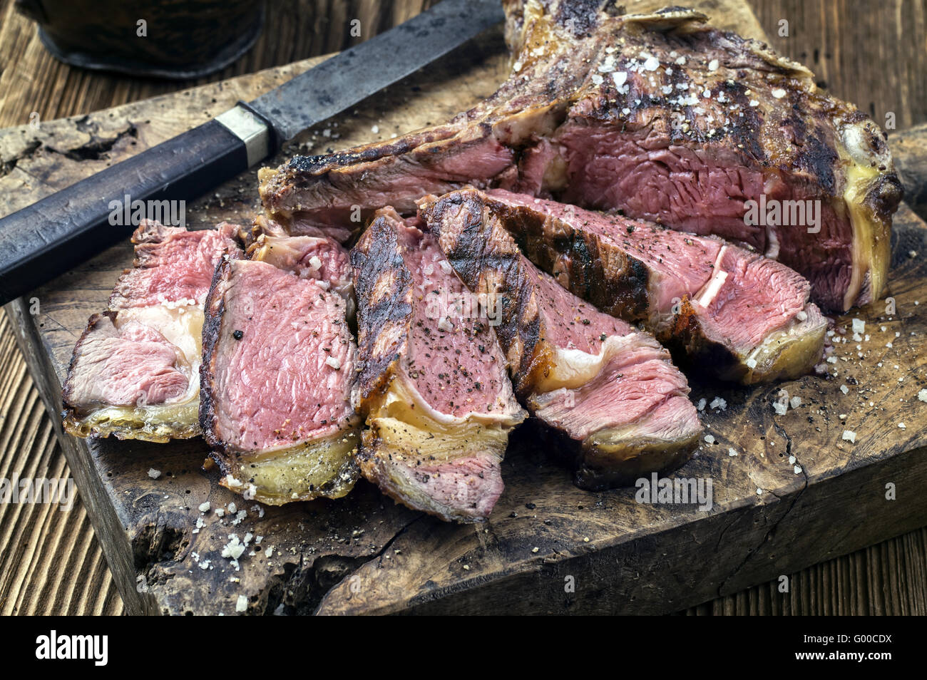 Bistecca alla Fiorentina Stockfoto