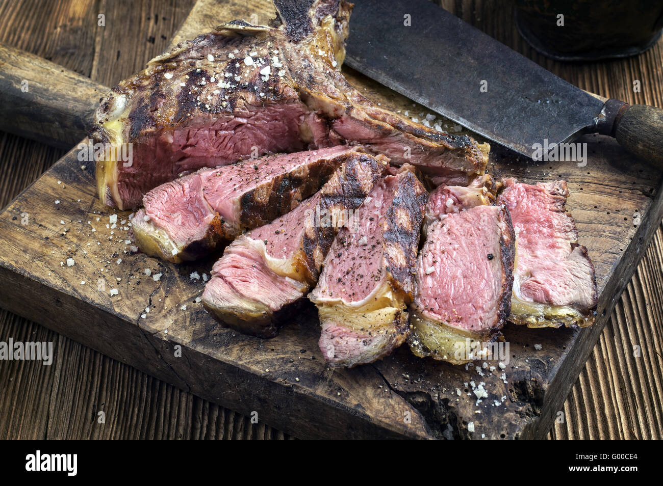 Bistecca alla Fiorentina Stockfoto