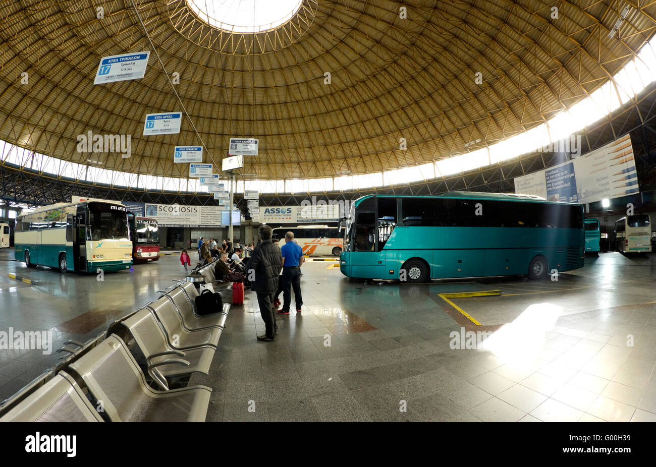 International Airport In Terminal Bus To Car Park Thessaloniki 55103 www.alamy.de