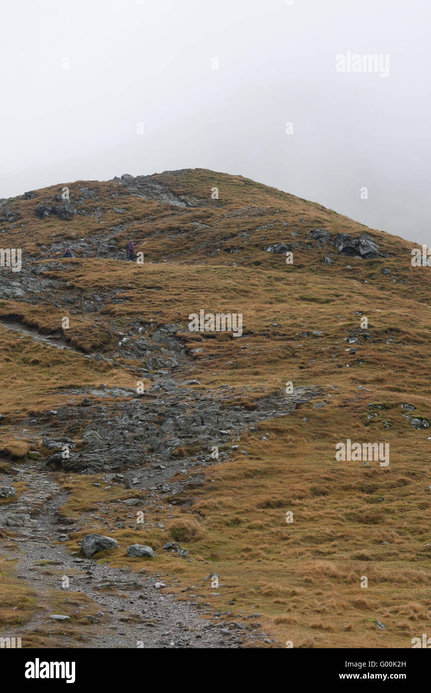 Ben Lawers ist der höchste Berg im südlichen Teil der schottischen Highlands. Es liegt auf der Nordseite des Loch Tay, und ist Stockfoto