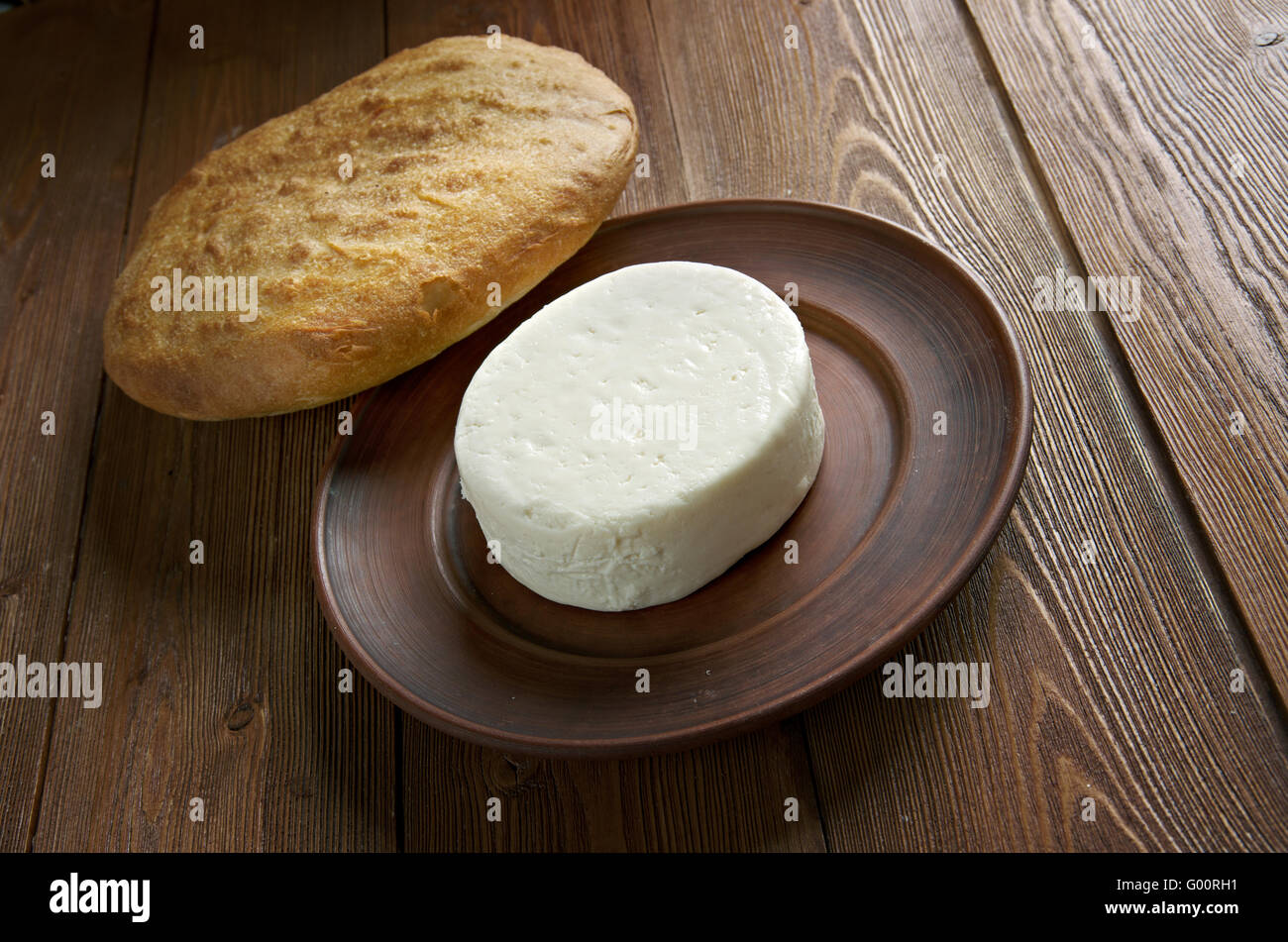 Circassian Käse Stockfoto