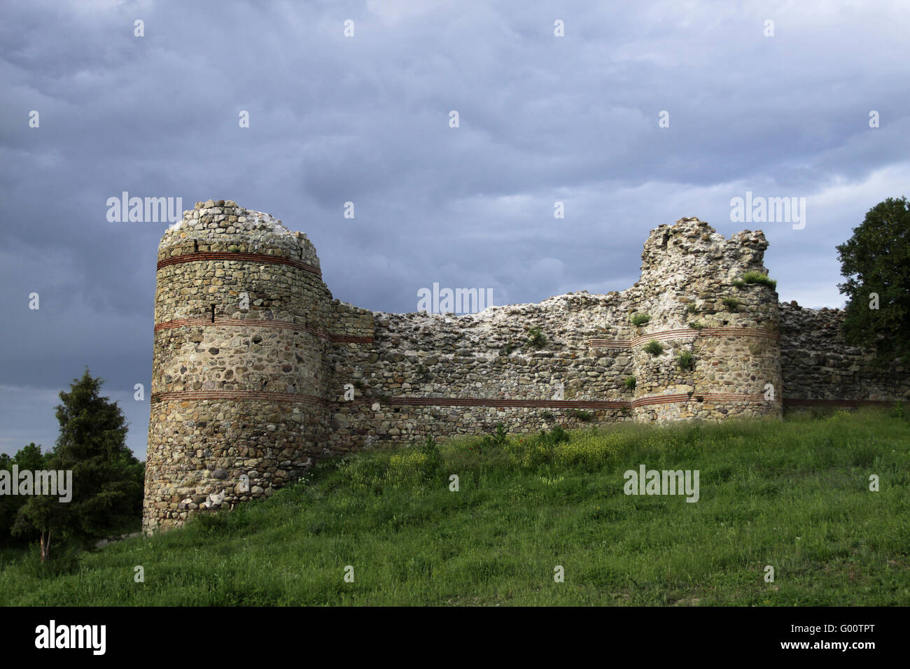 Blick vom bulgarischen Burg und Umgebung Stockfoto