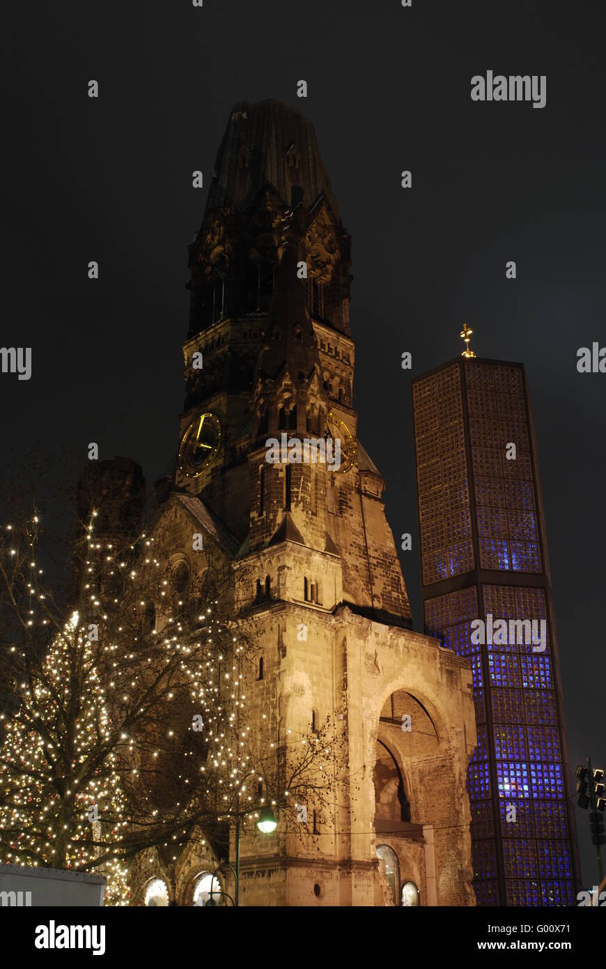 Berlin, Kaiser-Wilhelm-Gedächtniskirche Stockfoto