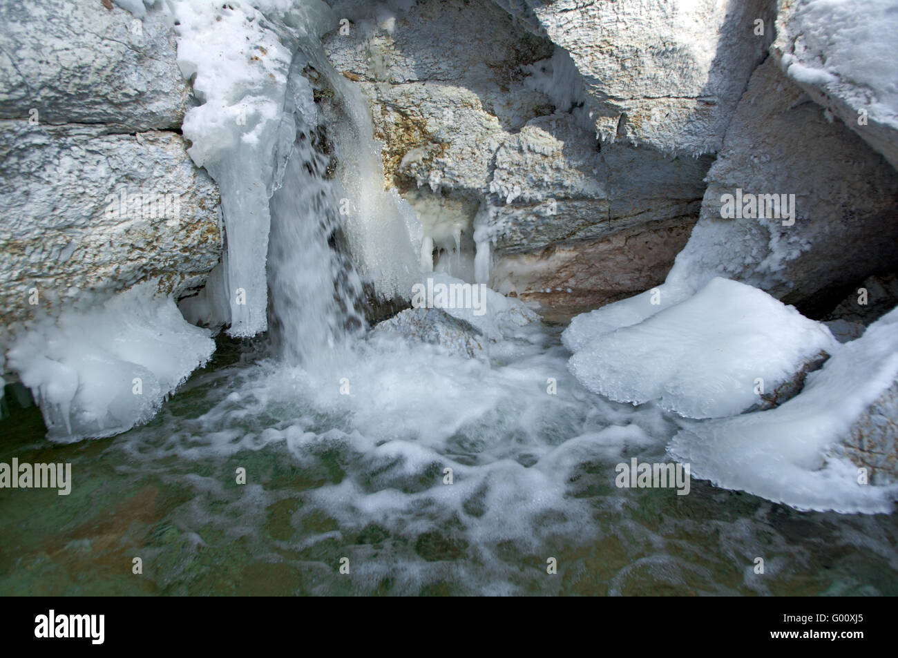 Wasserfall heiligen Strome.  Arhangelsk Region; Russland. Stockfoto