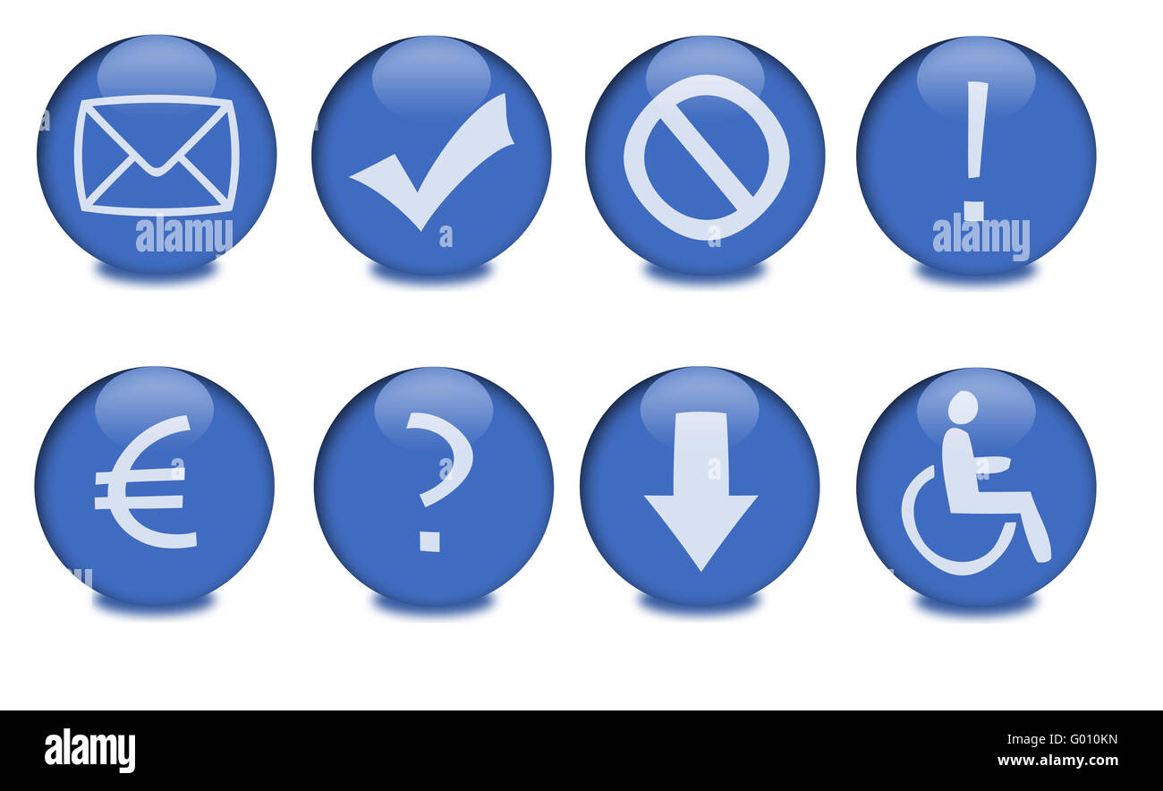 Schaltflächen Stockfoto