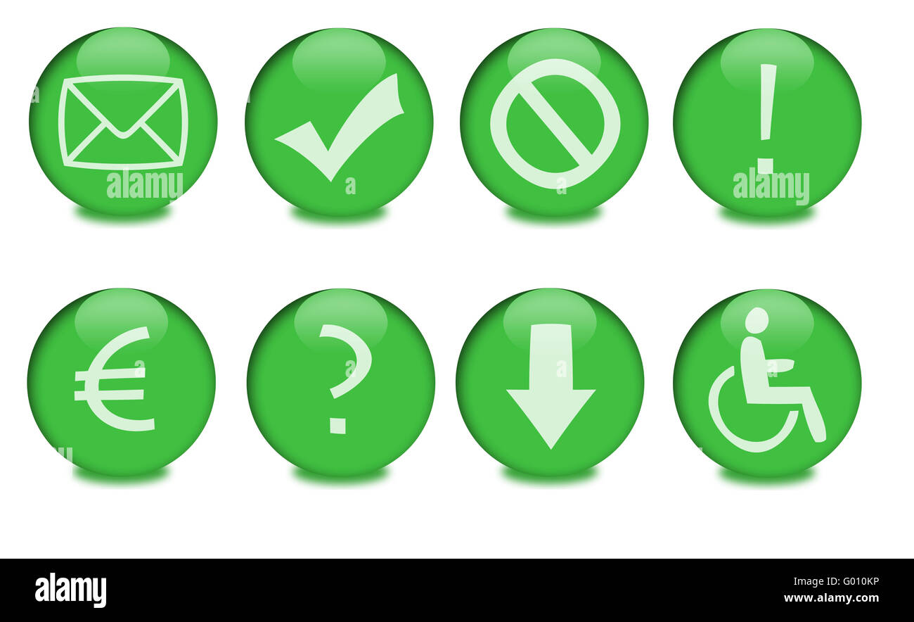 Schaltflächen Stockfoto