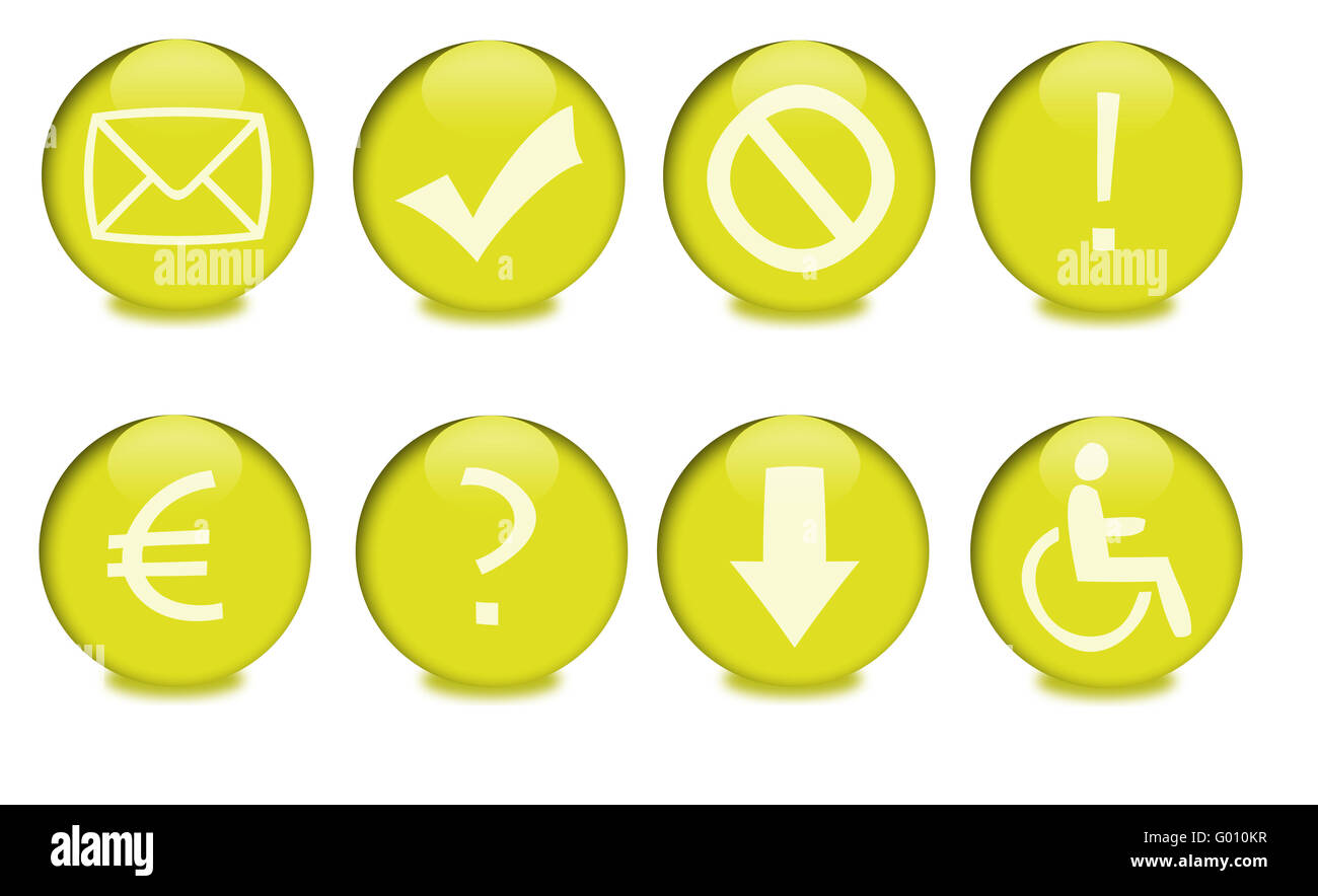 Schaltflächen Stockfoto