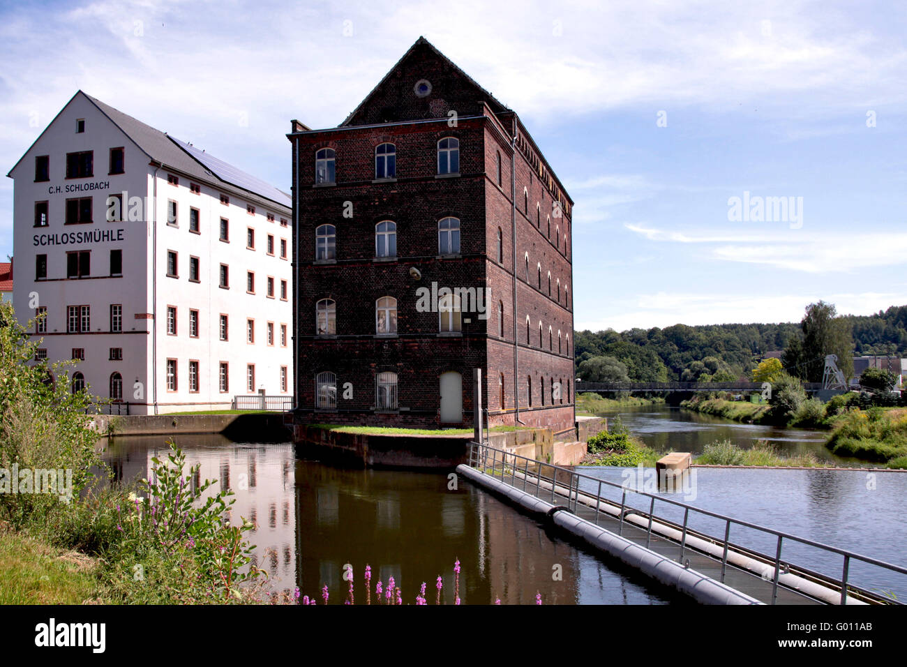 Mühle Rochlitz Stockfoto
