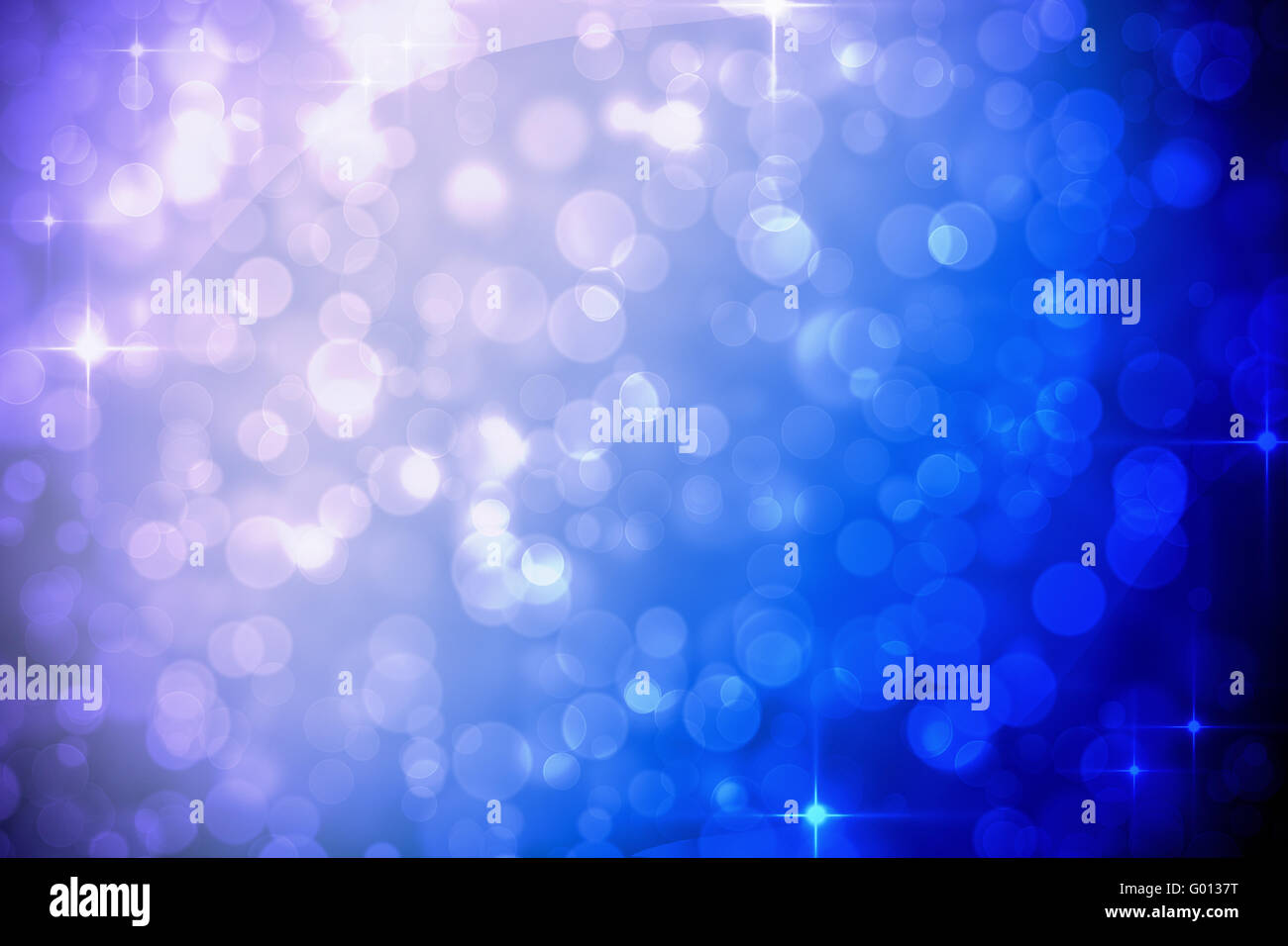 abstrakter blauer Hintergrund mit Unschärfe-Effekt Stockfoto