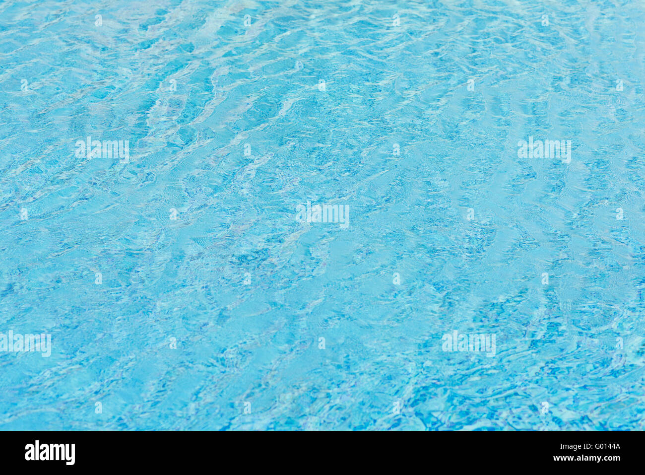 Poolwasser Stockfoto