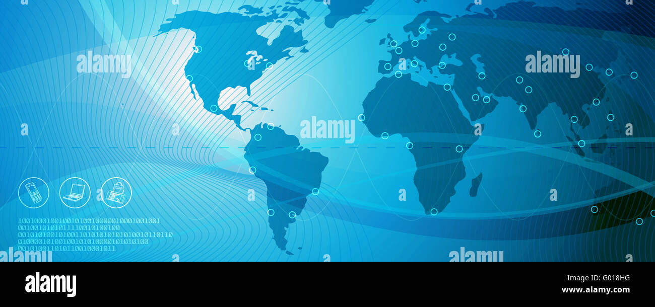 Blaues Netz 8 Stockfoto