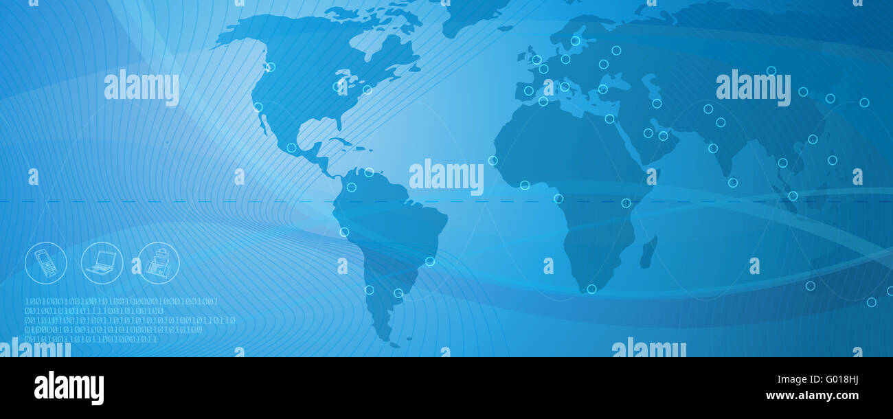 Blaues Netz 6 Stockfoto