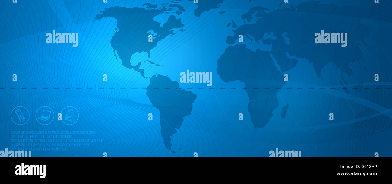 Blaues Netz 4 Stockfoto