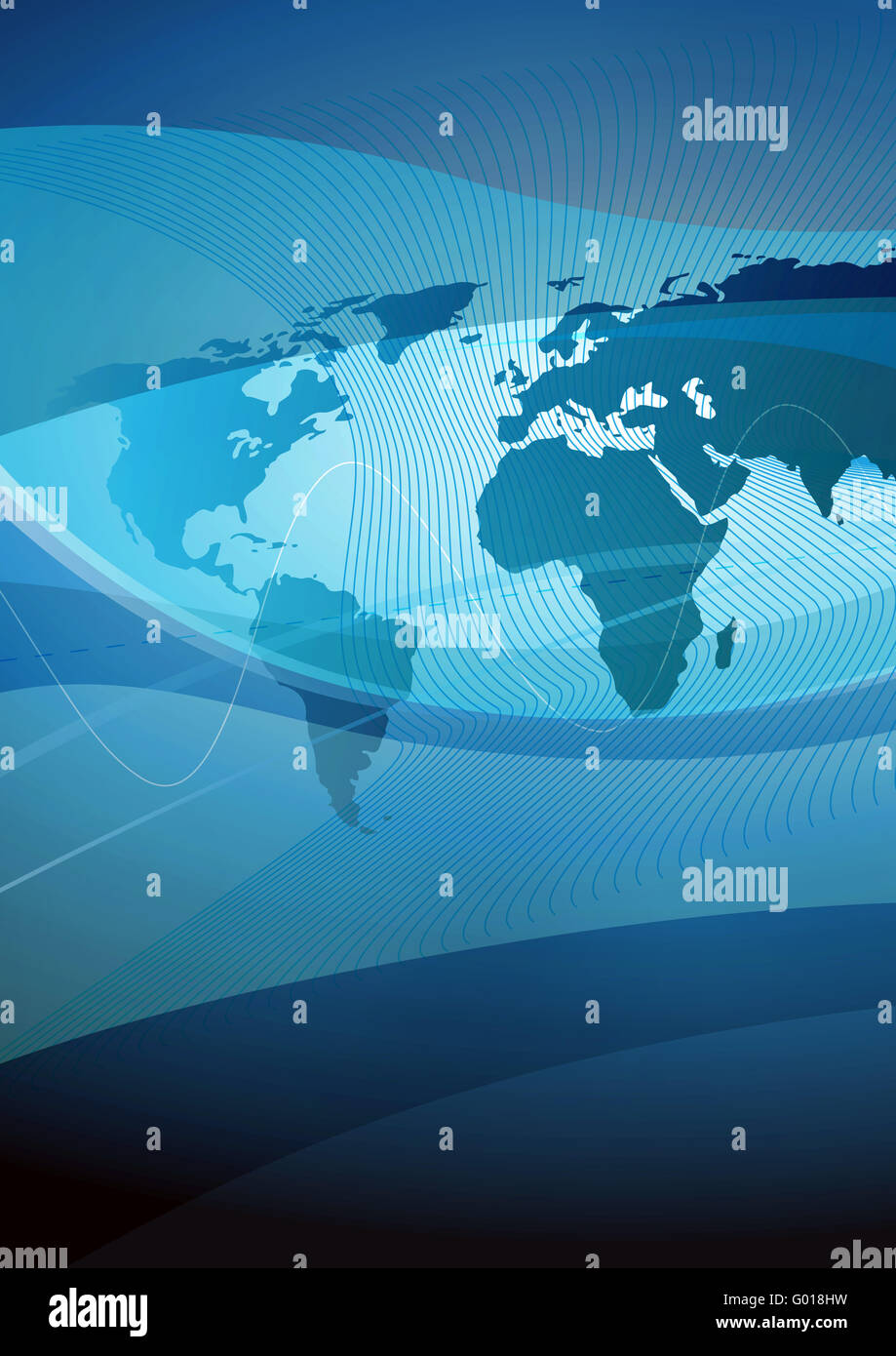 Blaues Netz Stockfoto