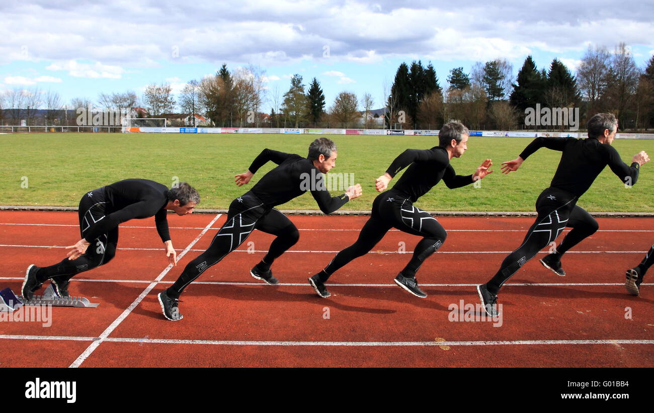 Sprint Start Stockfotos und -bilder Kaufen - Alamy