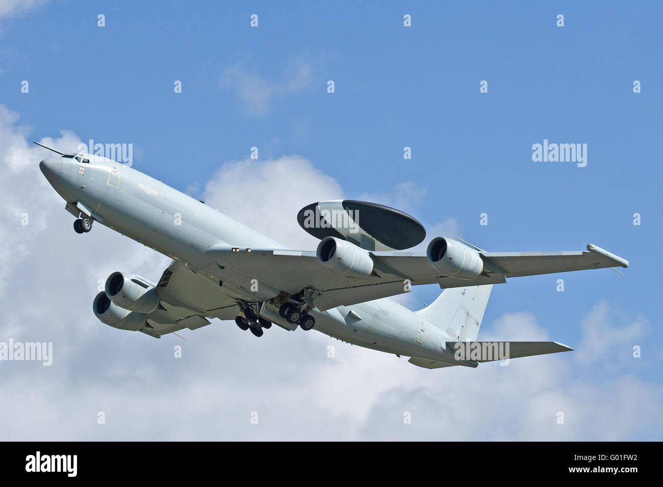 RAF Boeing E-3D Sentry ZH103 Stockfoto