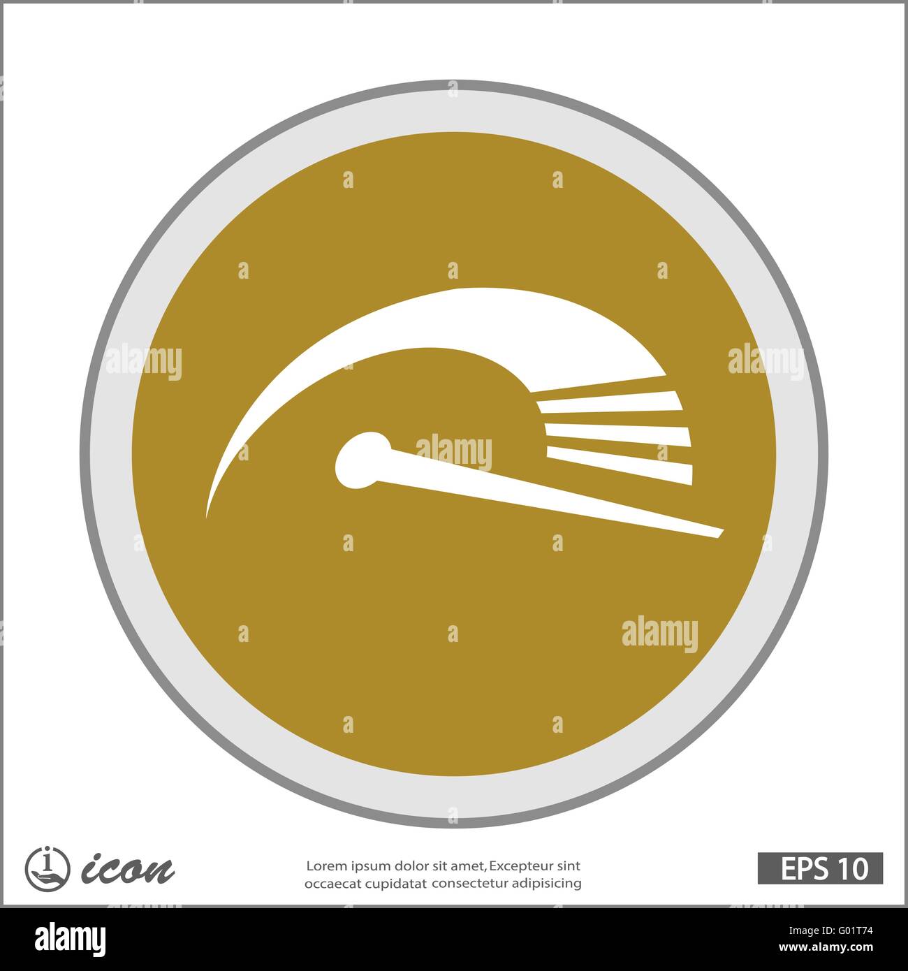 Piktogramm des Tachos Alamy