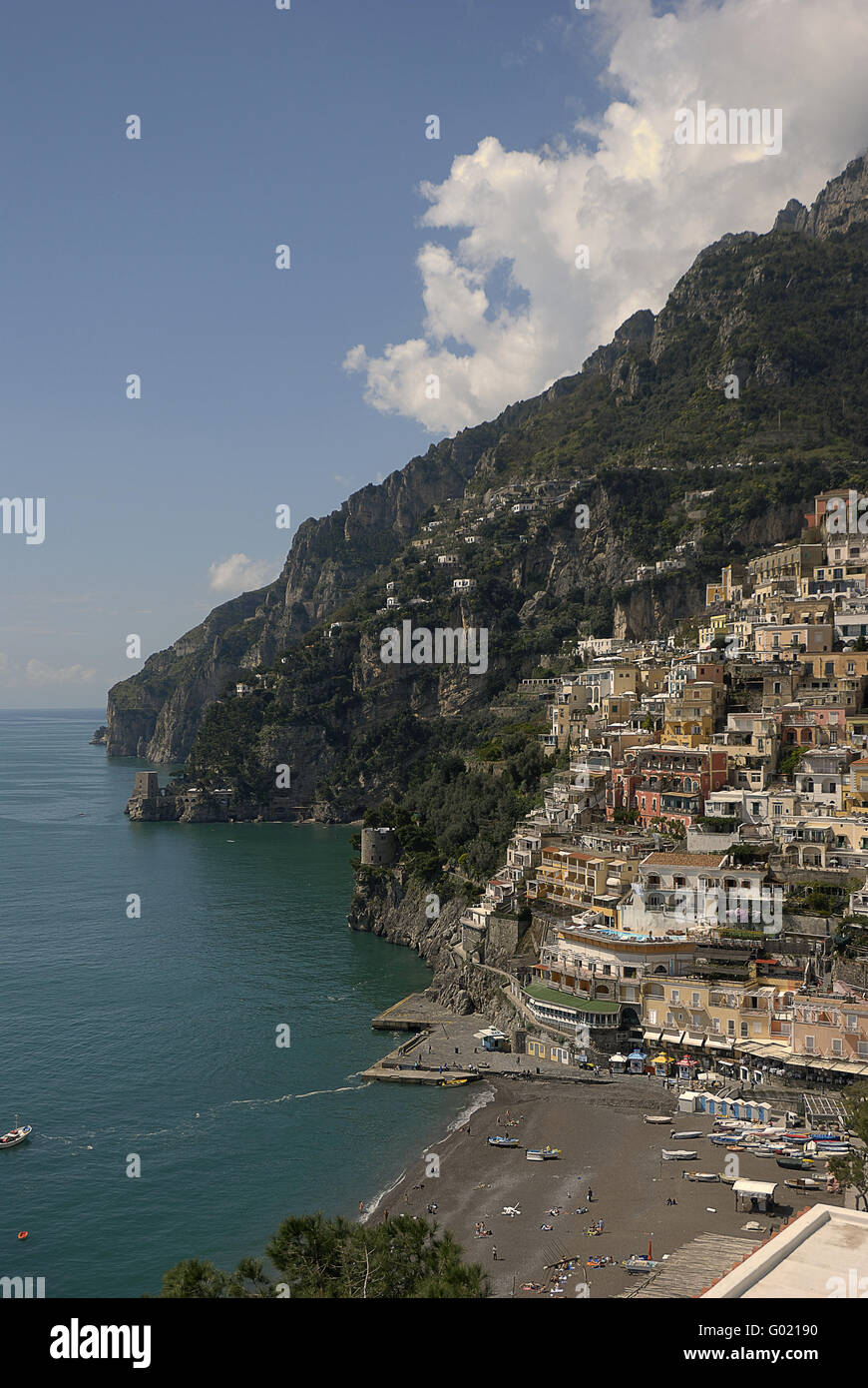 Positano Stockfoto