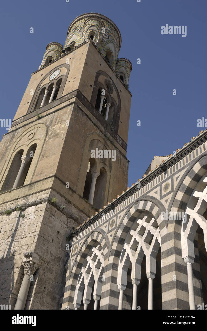 Kathedrale von Amalfi Stockfoto