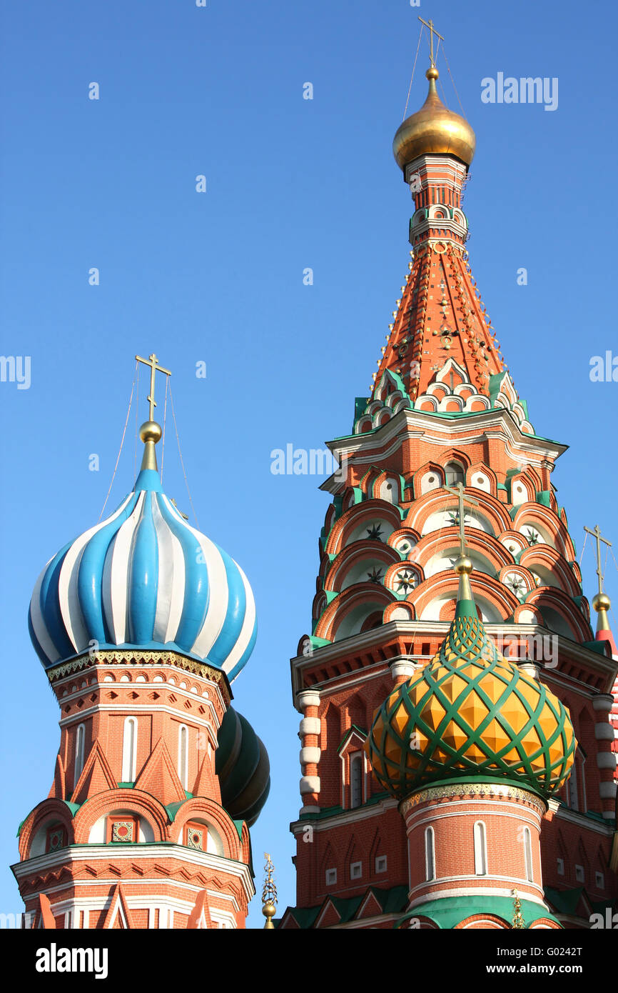 Orthodoxe Basilius Kathedrale in Moskau, Russland Stockfoto