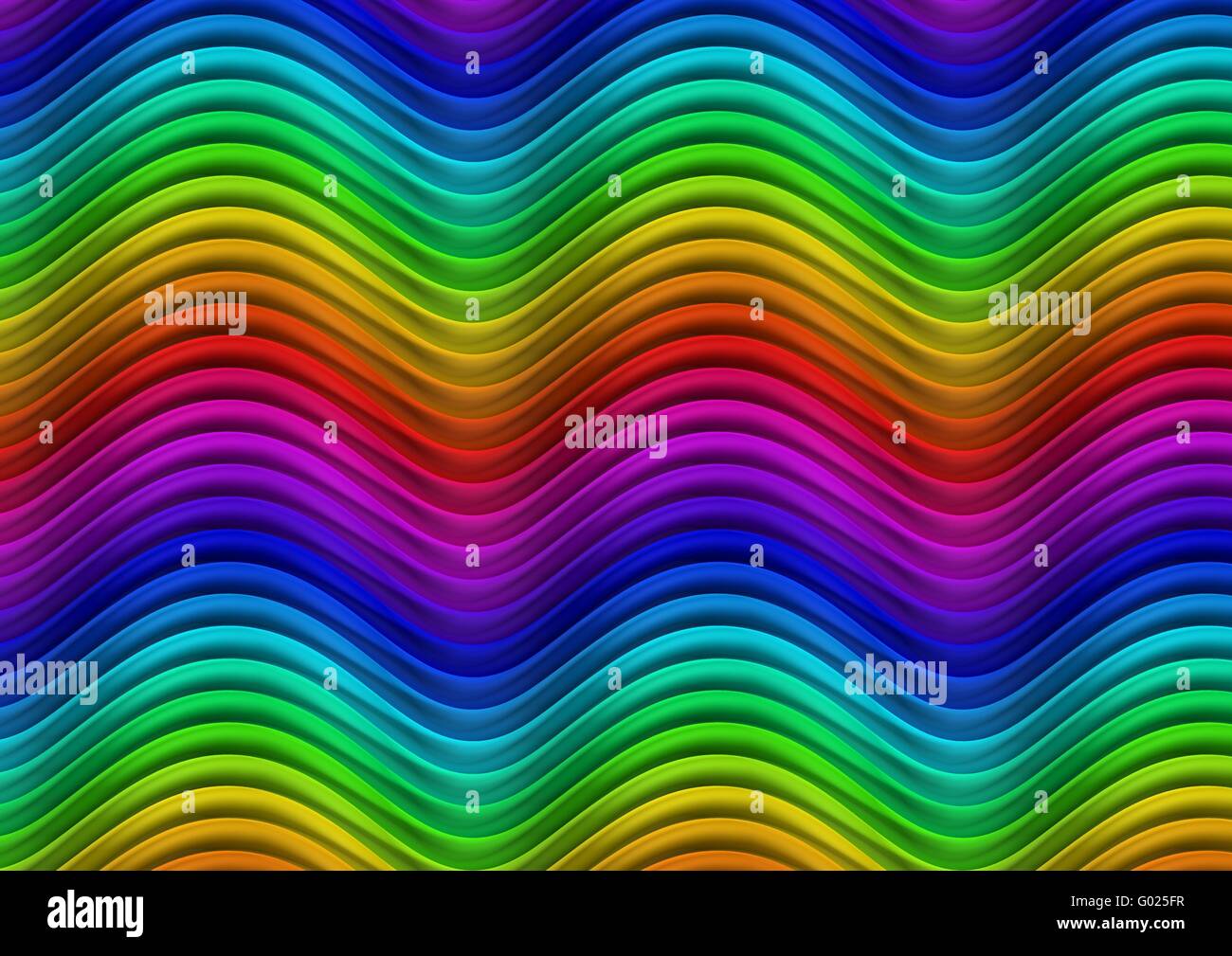Spektrum-Wellen Stockfoto