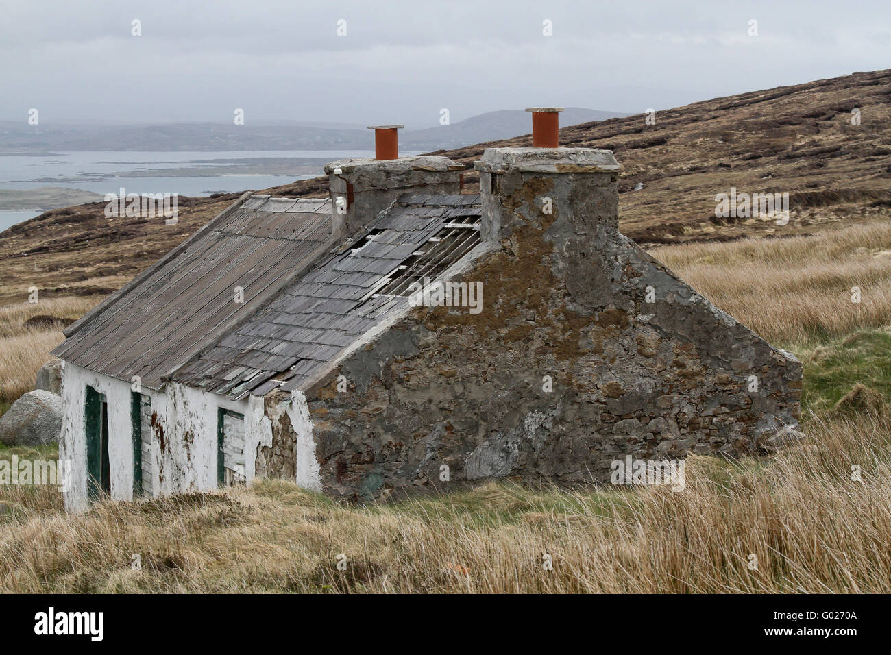 Verfallene Hütte Arranmore, County Donegal, Irland