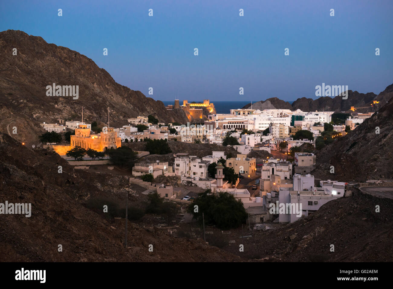 Maskat, Oman. Stockfoto