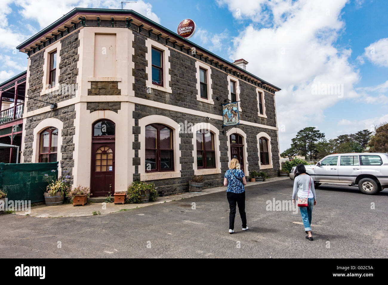 Coach und Pferde Inn, Clarkefield, Victoria, Australien Stockfoto