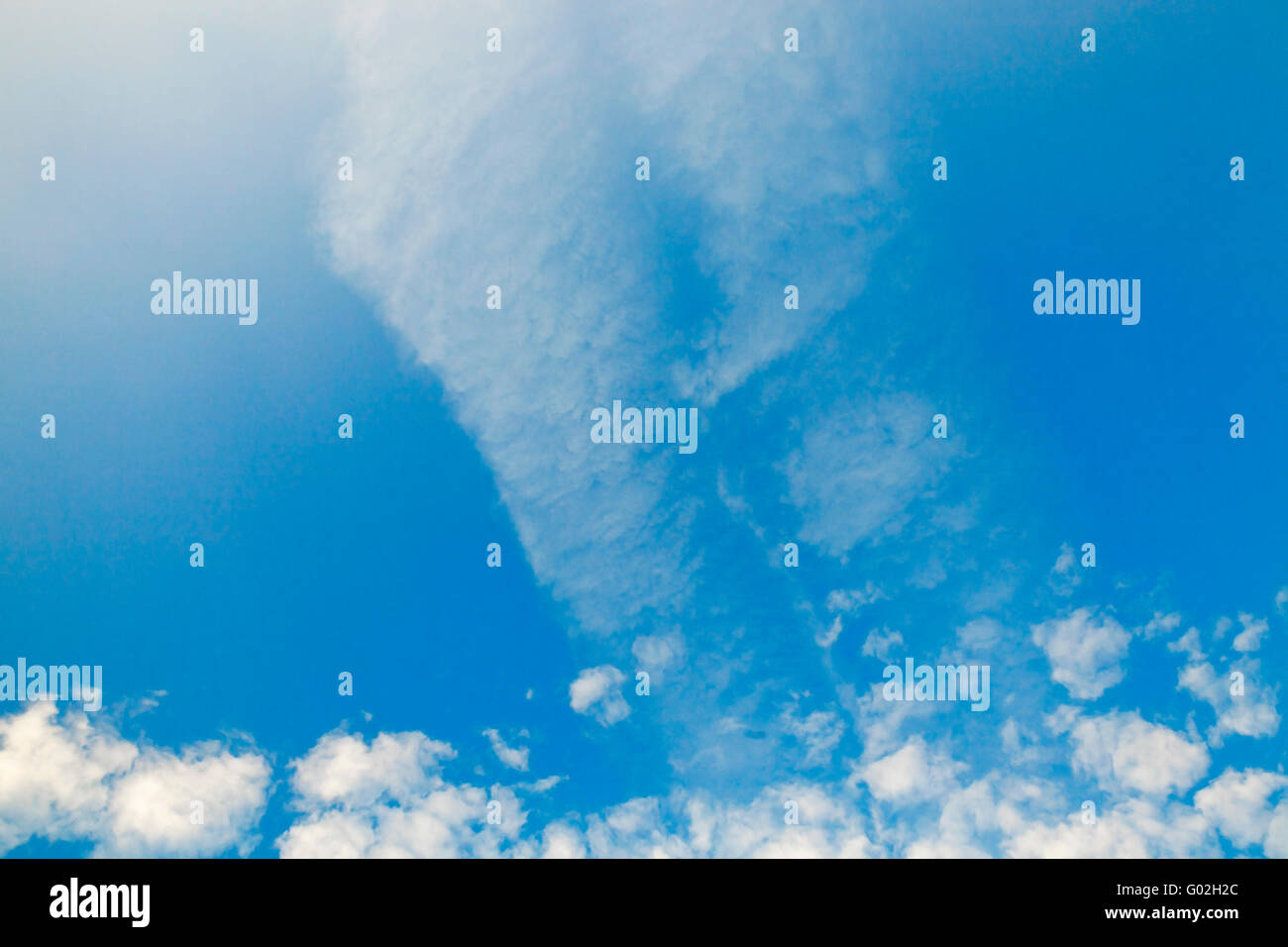 Himmel mit Wolken Stockfoto