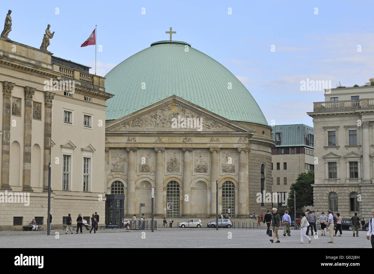 St. Hedwig &#39; s Kathedrale am Bebelplatz Stockfoto