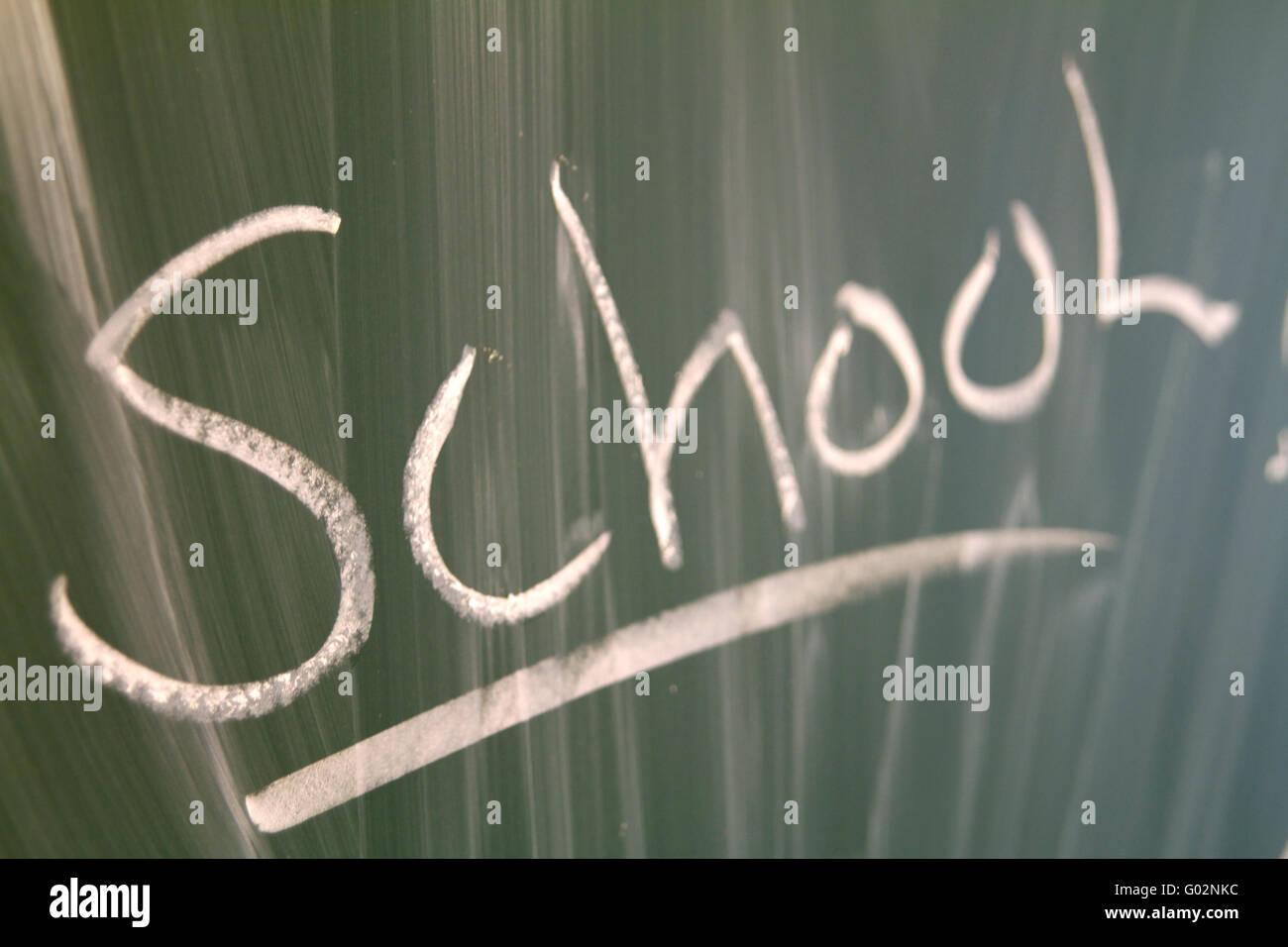 Blackboard Stockfoto